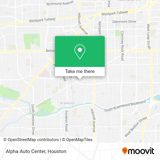 Alpha Auto Center map