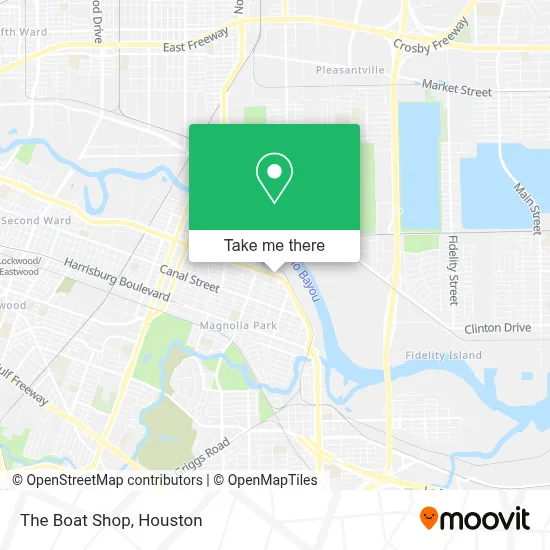 The Boat Shop map