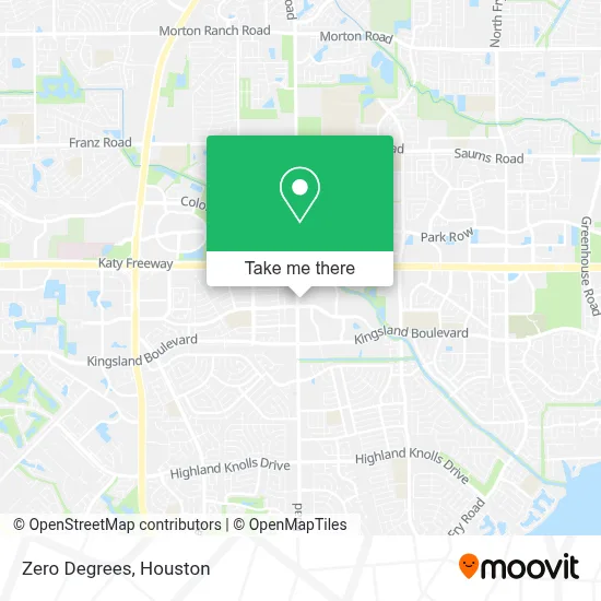 Zero Degrees map