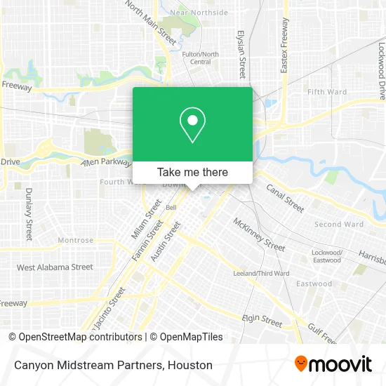 Canyon Midstream Partners map