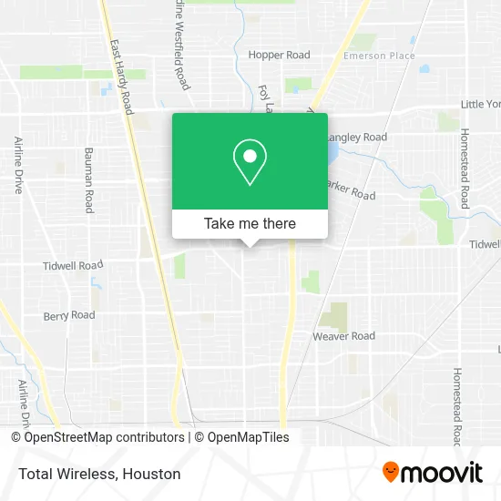Total Wireless map