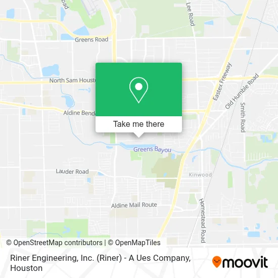 Riner Engineering, Inc. (Riner) - A Ues Company map