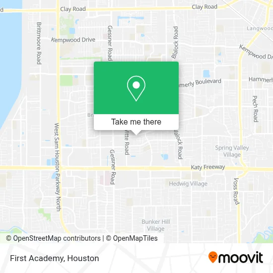 First Academy map