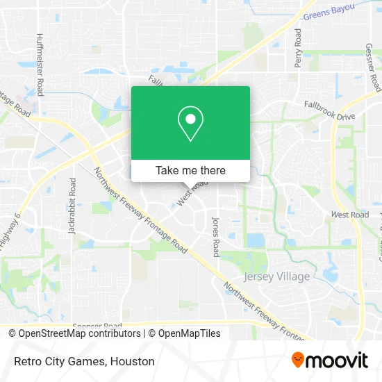 Retro City Games map