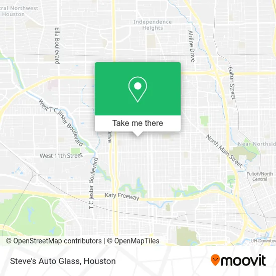 Steve's Auto Glass map