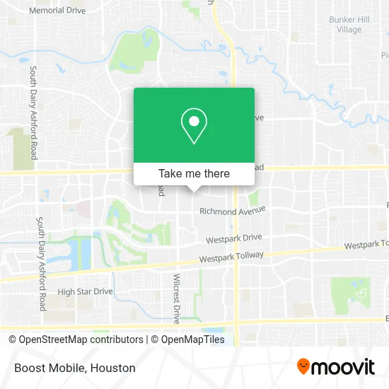 Boost Mobile map
