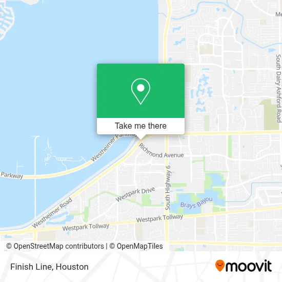 Finish Line map