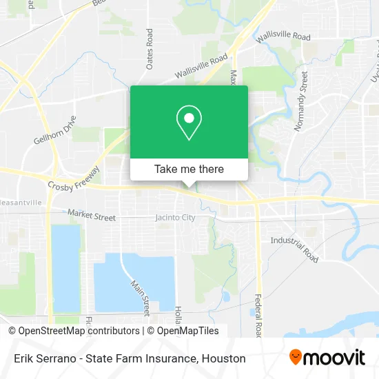 Erik Serrano - State Farm Insurance map