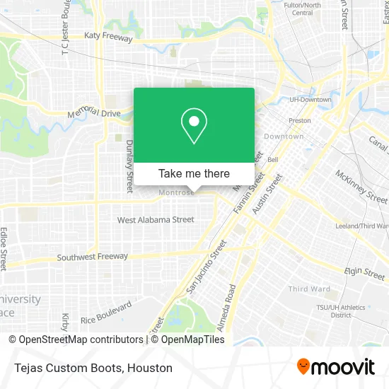 Tejas Custom Boots map
