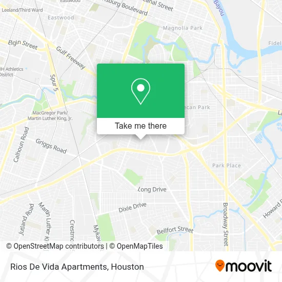 Rios De Vida Apartments map