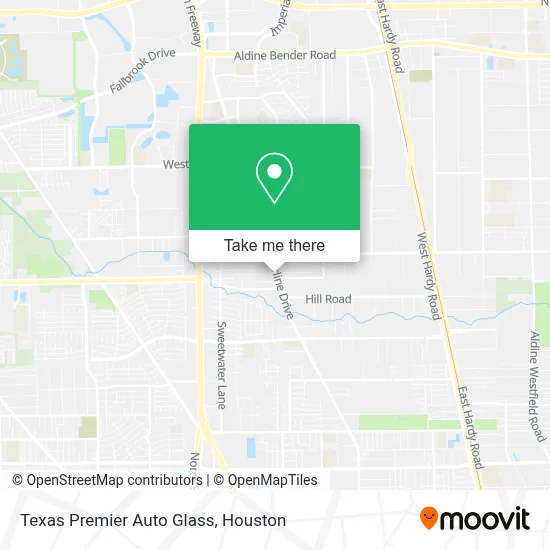 Texas Premier Auto Glass map