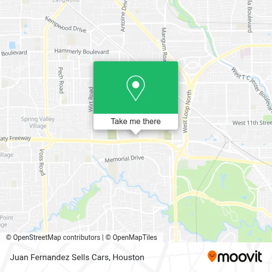 Juan Fernandez Sells Cars map