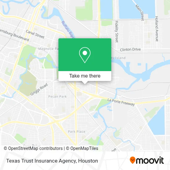 Texas Trust Insurance Agency map