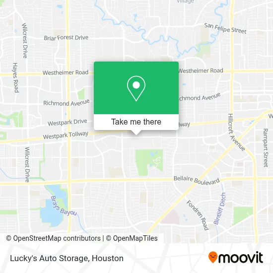 Lucky's Auto Storage map