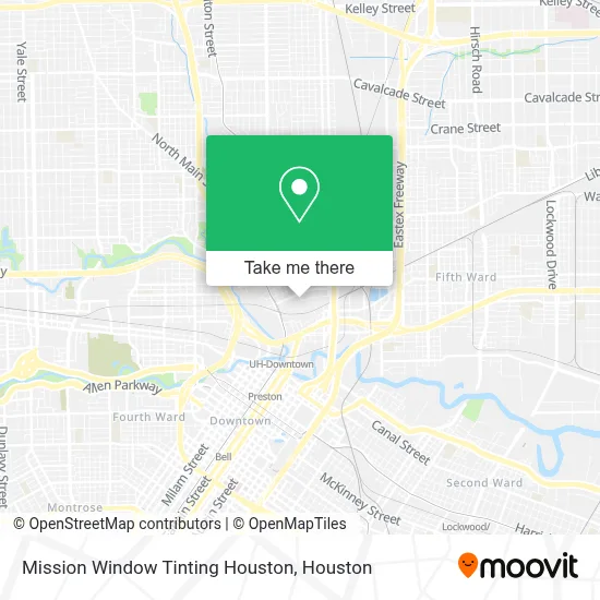 Mission Window Tinting Houston map