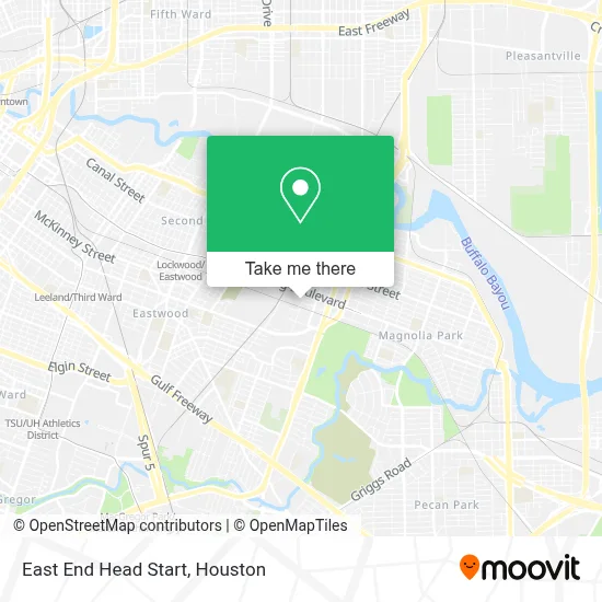 East End Head Start map