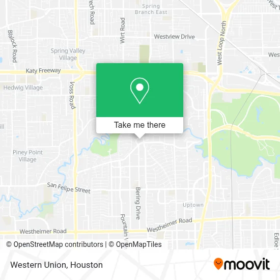 Western Union map