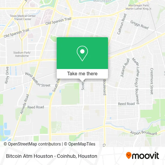 Bitcoin Atm Houston - Coinhub map