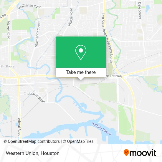 Western Union map