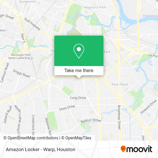 Amazon Locker - Warp map