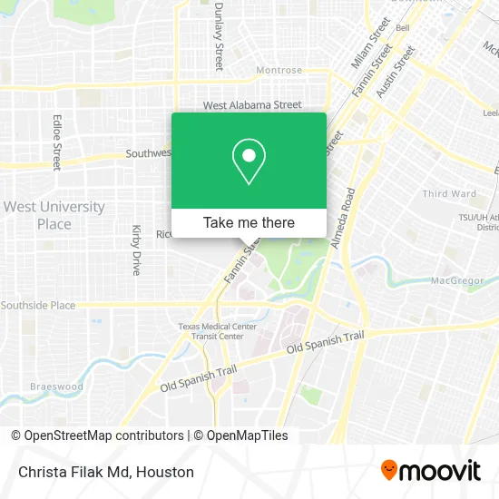 Christa Filak Md map