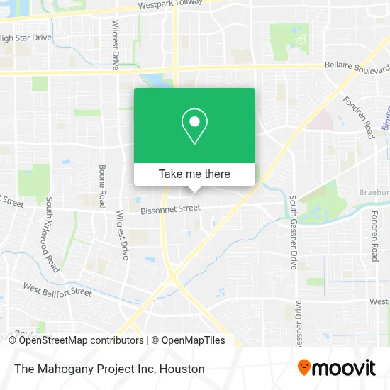 The Mahogany Project Inc map
