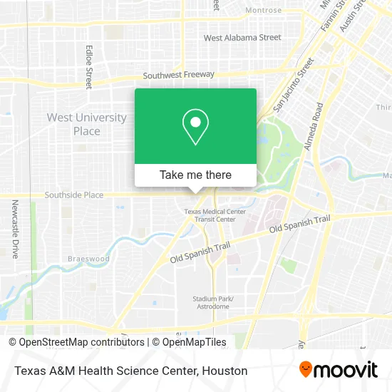 Texas A&M Health Science Center map