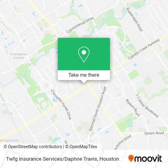 Twfg Insurance Services / Daphne Travis map