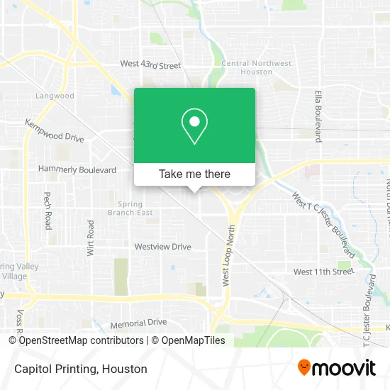Capitol Printing map