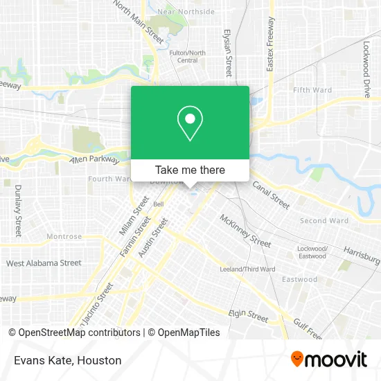 Evans Kate map