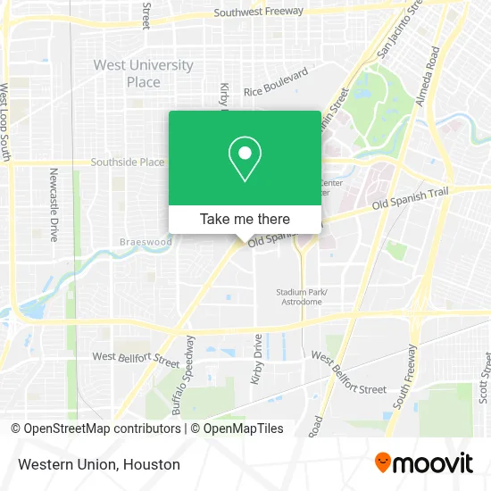 Western Union map