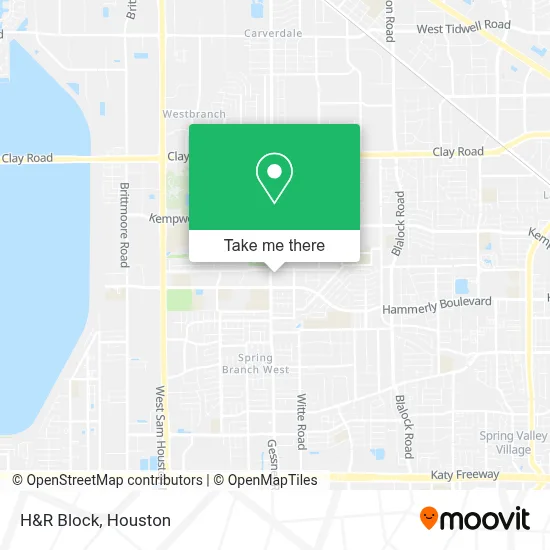 H&R Block map