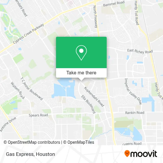 Gas Express map