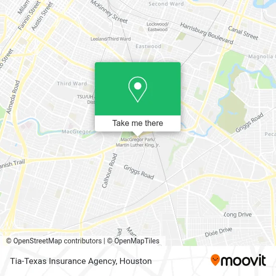Tia-Texas Insurance Agency map