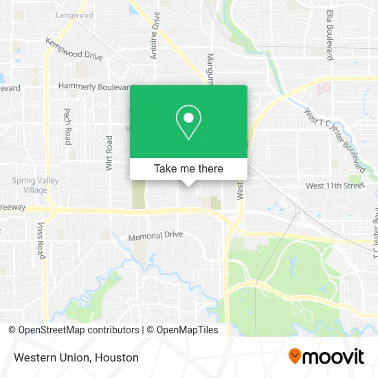 Western Union map