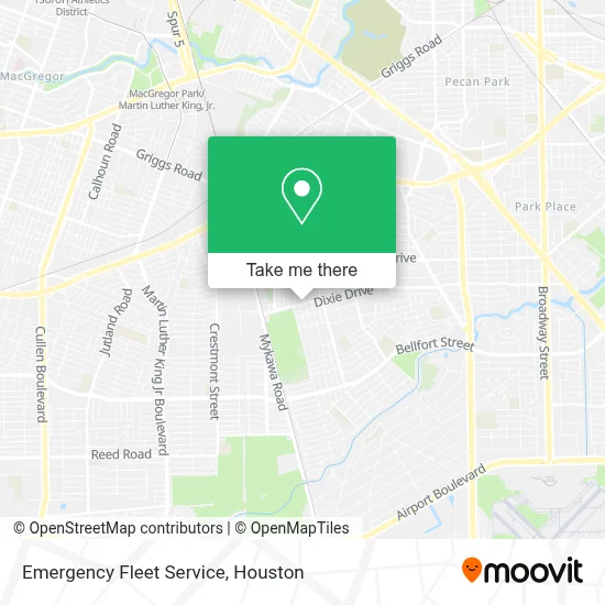 Emergency Fleet Service map