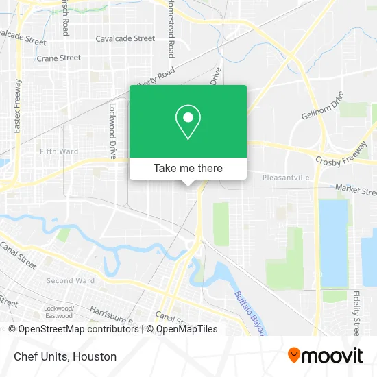 Chef Units map