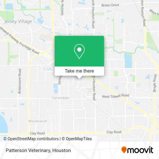 Patterson Veterinary map