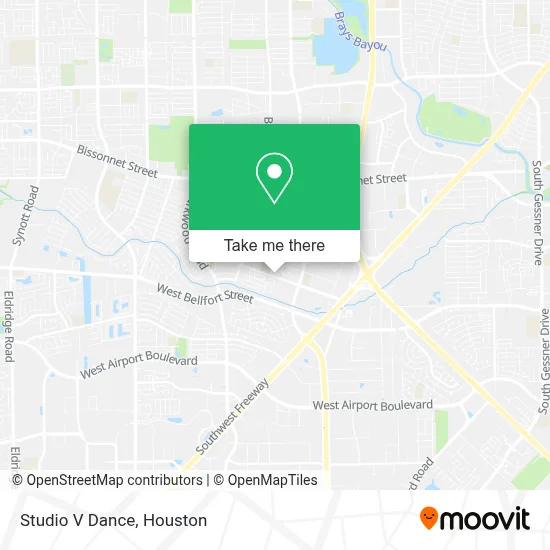 Studio V Dance map