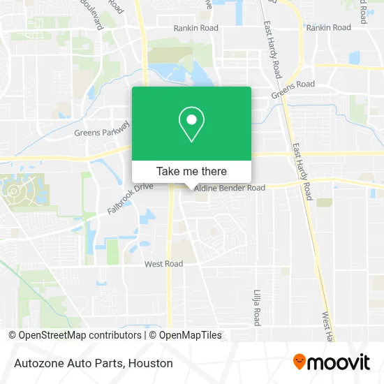 Autozone Auto Parts map