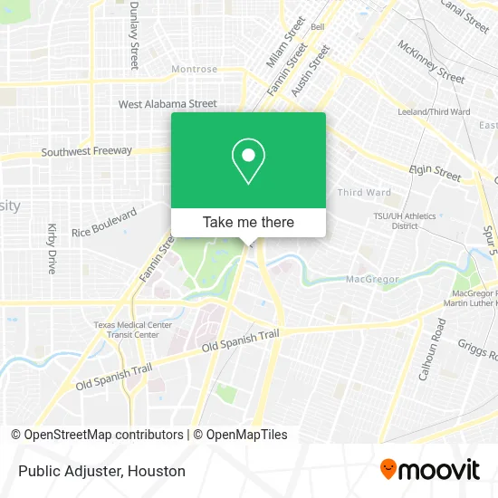 Public Adjuster map