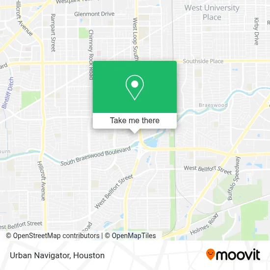 Urban Navigator map