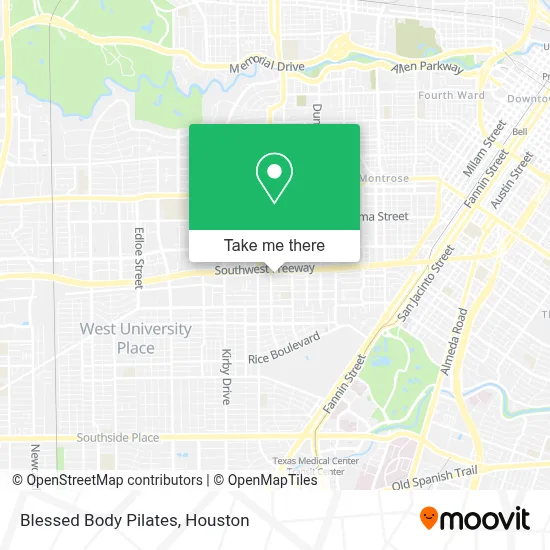 Blessed Body Pilates map