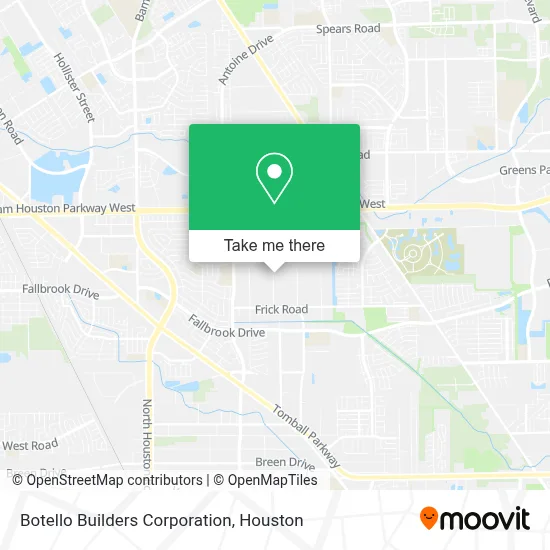 Botello Builders Corporation map