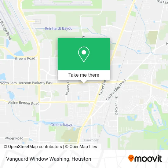 Vanguard Window Washing map