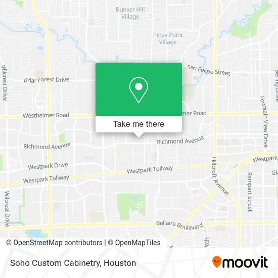 Soho Custom Cabinetry map