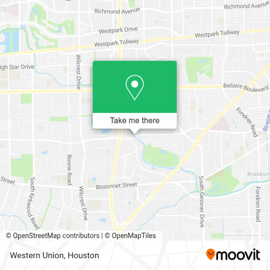 Western Union map