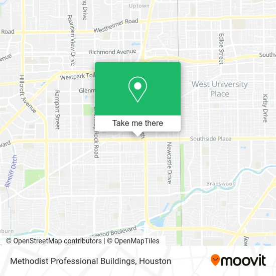 Methodist Professional Buildings map