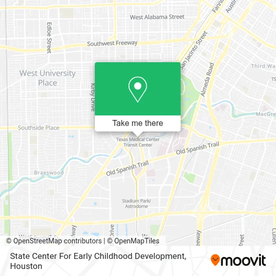 State Center For Early Childhood Development map