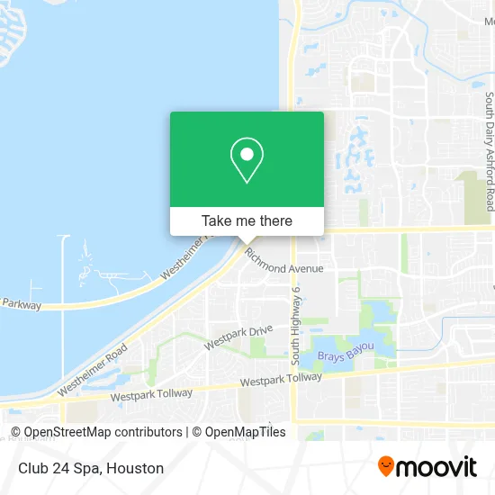Club 24 Spa map